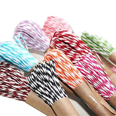 Pack of 12 Paper String Ribbon Natural Paper String Craft Cord Rope Raffia Paper Rope Durable for Arts Crafts DIY Gift Wrapping Packing String Decoration Weaving Florist Bouquets