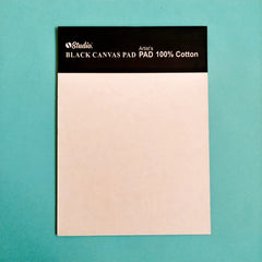 A4 Studio Black Canvas Pad For Oil And Acrylic Painting 10 sheets