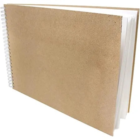 A5 Sketch Book - 250g Textured Paper - Perfect for Acrylic & Watercolor - 20 Sheets - 5.8 x 8.3 Inch Size - Multicolor Cover - Suitable for All Mediums!