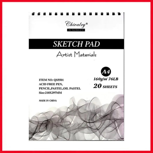 Chivalry Sketch Pad (Size A4, 160g/m2, 20 Sheets)