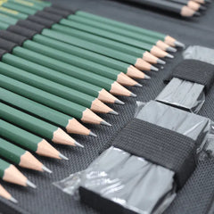 Professional Sketching Kit Artist Sketch And Drawing Pencils Set For Artist 42 Pieces