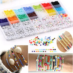 Colorful DIY Bracelet Kit Acrylic Letter Beads Set for Name Bracelets Jewelry Making Arts And Crafts