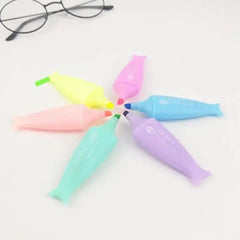 fish 🐟 shaped highlighter pens