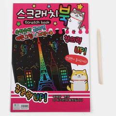 A4 Scratch Note Book for Kids
