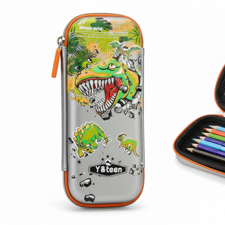 Dinosaur Hard Shell Pencil Case