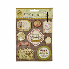 Retro Style 3D Stickers – You Are Always Forever In My Heart