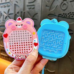 Cartoon Magnetic Drawing Board Keychain