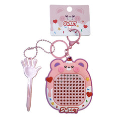 Cartoon Magnetic Drawing Board Keychain