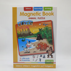 Magnetic book animal puzzle
