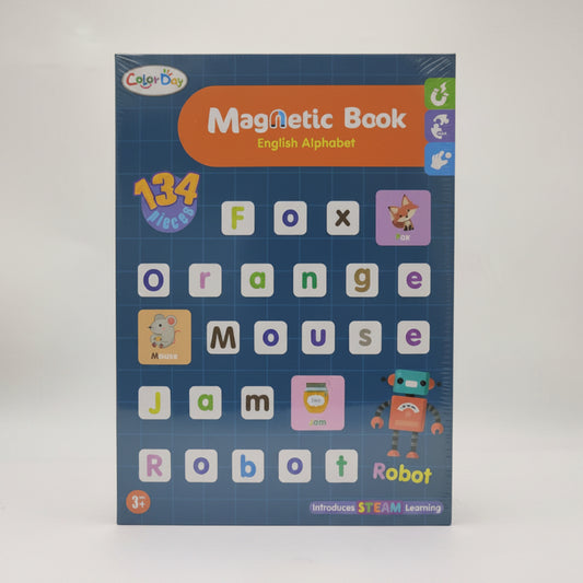Magnetic book English alphabet